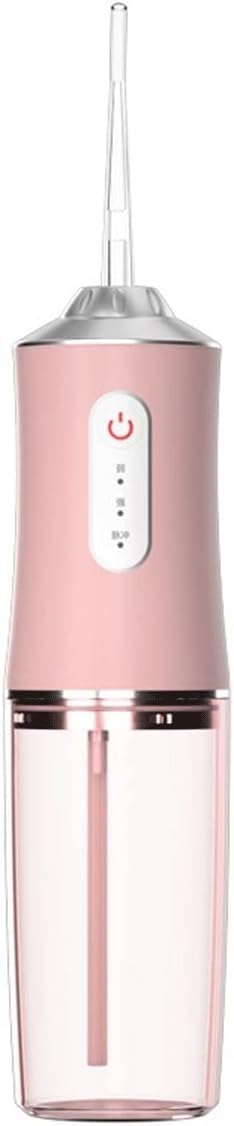Idropulsore professionale per denti, gengive, apparecchi dentali, cura, serbatoio d'acqua da 220 ml, impermeabile e lavaggio completo del corpo, 3 modalità di funzionamento, piccolo