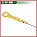 ACROPIX Engine Oil Dipstick Indicator, Oil Dipstick Replacement, for Hyundai Sonata 2010-2015, Metal Plastic, No.266112G020, Yellow Car Parts