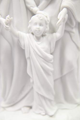 Estatua Religiosa Sagrada Familia 12" Mármol miniatura 4