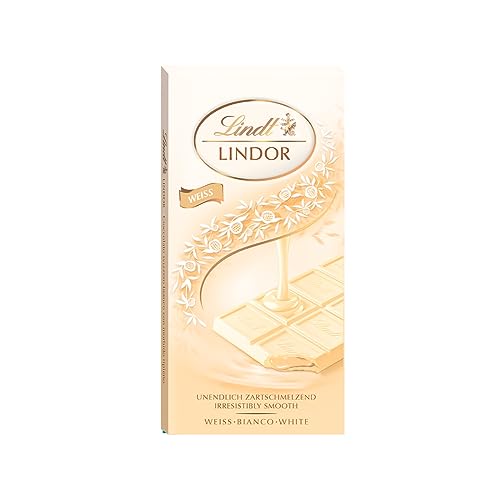 Lindt Lindor White Bar 100 Gram - White Chocolate