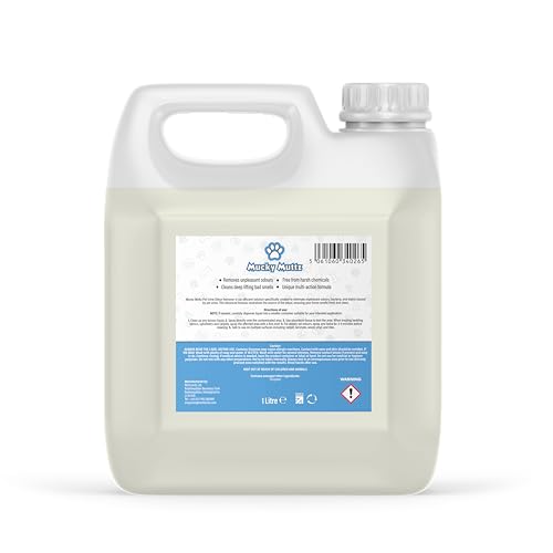 Mucky Muttz - Pet Urine Odour & Stain Remover - Enzyme Cleaner for Dog & Cat Urine, Clear, 1 Litre - Image 2