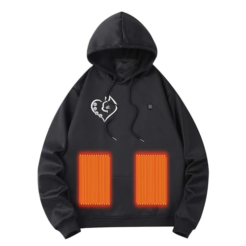 Manteau long hiver chaud contre le froid doudoune sans batterie