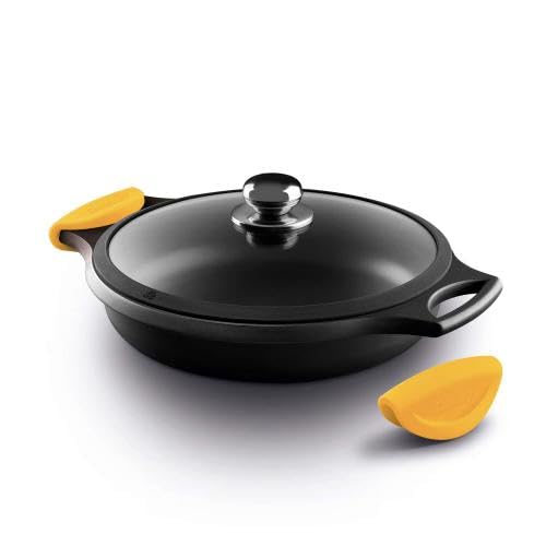 Cacerola Mijoteuse Castey R32 avec couvercle en verre pour vitro-gas de 32 cm