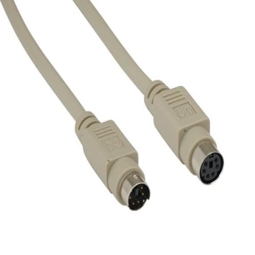 3 ft. Mini-DIN6 Male to Female PS&2 Keyboard & Mouse Extension Cable