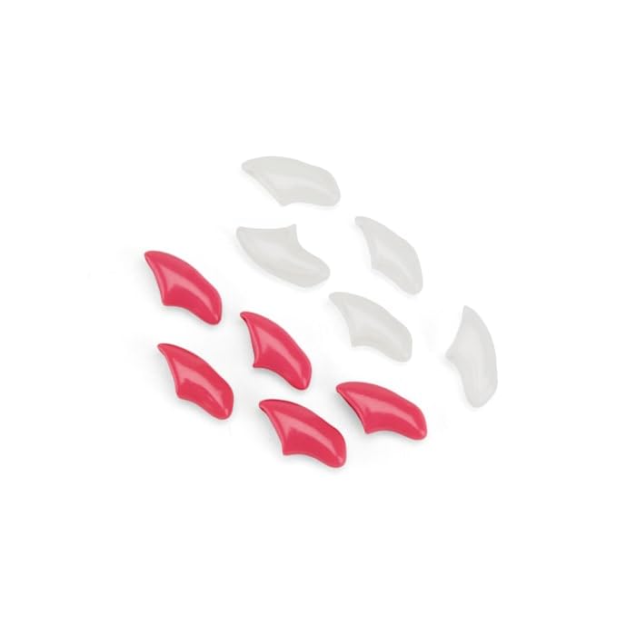 Image of Well & Good by Petco Pink & Clear Cat Nail Caps Small