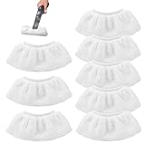 Large gamme d'applications : chiffon de nettoyage à vapeur avec bande élastique, adaptée à la plupart des buses de nettoyage à vapeur pour répondre aux besoins de votre maison.