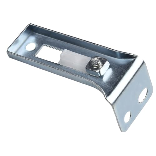 Kit de reparación de herrajes para puerta plegable bi-fold de 6 piezas con soportes superior e inferior, pivotes y rueda guía para puertas de 1" a 1-3/8" de grosor hasta 50 lbs, blanco plateado miniatura 7
