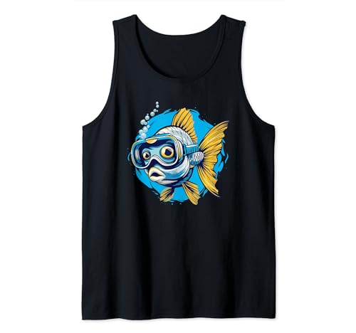 Lustiges Tauchmasken-Kostüm Tank Top Lustiges Tauchmasken-Kostüm Tank Top