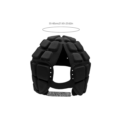 Casco resistente de fútbol y gorra protectora de cabeza suave 3