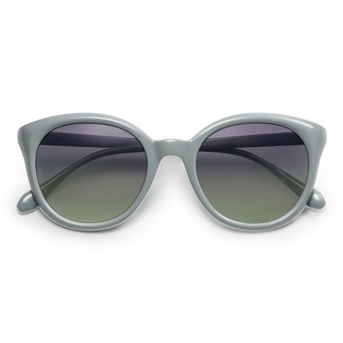 SOJOS Small Round Polarized Sunglasses for Women Men Vintage Style UV400 Lens SJ22592