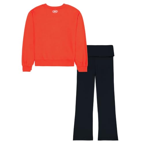 Image of Under Armour Girl's 2-piece Sweatshirt and Leggings Outfit Set
