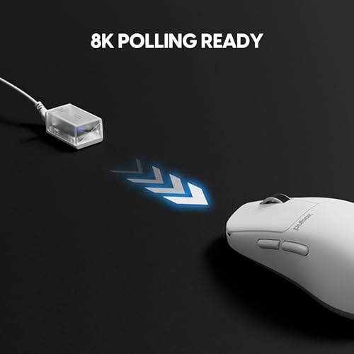 Image of Pulsar Gaming Gears X2N Crazylight Wireless Gaming Mouse, Ultra Lightweight 1.34 oz (38g), Optical Switch, 32000 DPI, 750 IPS, XS-1 Sensor, 8k Compatible (Mini, Uyuni White)