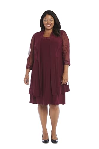 Image of R&M Richards Elegant 3 /4 Sleeve Swing Shrug Sweater
