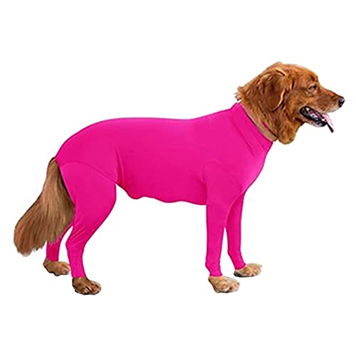 JPETTO犬服 つなぎ 春秋冬 犬の服 パジャマ ロンパース ハイネック 犬 タイツ 長袖 抜け毛対策 防寒 暖かい ドッグウェア tシャツ 犬服 猫服 ルームウェア 寝間着 部屋着 冷え予防 お出掛け用 散歩 中型犬 大型犬