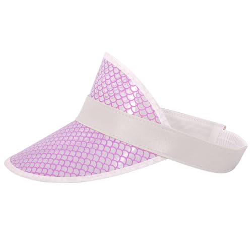Image of Surkat Plastics Clear Sun Visors UV Protection Hat Cap Headwear Sunhat for Golf Tennis Beach Cycle