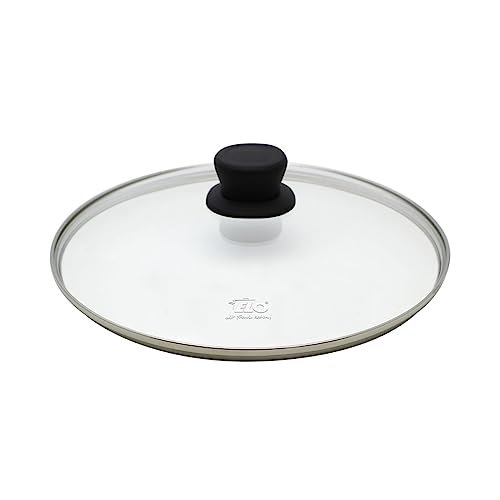 Elo Couvercle Verre et Inox 32 cm pour Casseroles et Poêles Tous Feux