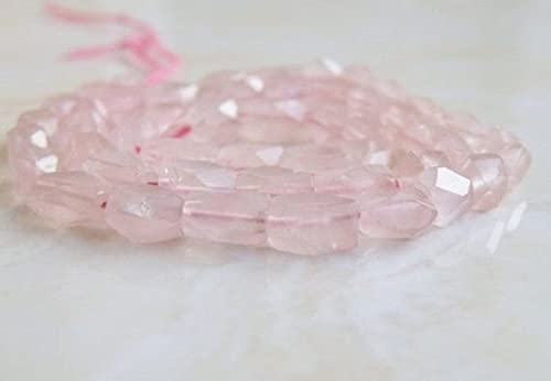 Quartz rose perles pépites facettées de qualité supérieure pour joaillerie