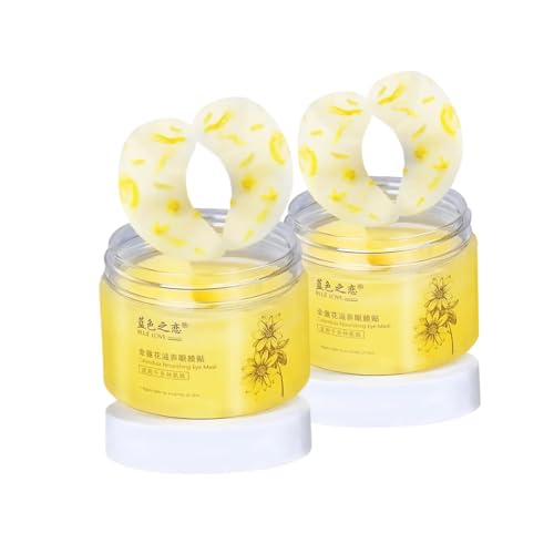 BLUE LOVE 80PCS Calendula Under Eye Patches - Rejuvenating Eye Mask for Reducing Puffiness, Dark Circles, and Wrinkles - Hydrating Treatment for Tired Eyes