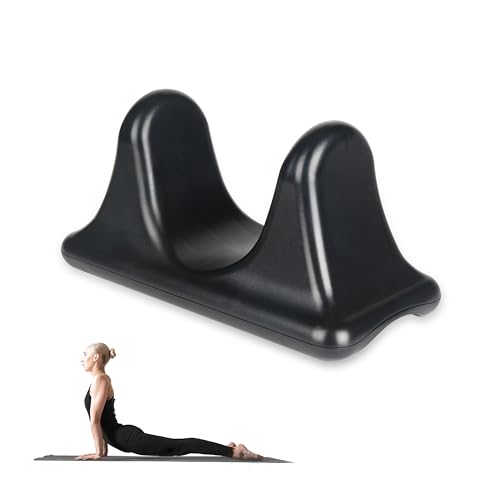 KONALITY Muscle Release Tool Black Ergonomic Spine Support Block Yoga Back Stretcher 28 x 14 x 13.5 cm