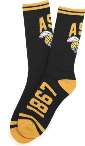 Big Boy Alabama State Hornets S5 Mens Athletic Socks [Black] - ID#44763