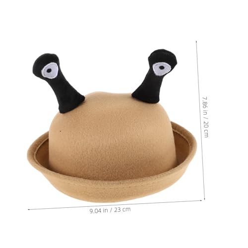 PartyKindom Small Round Hat Creative Snail Eyes Boys and Girls Bucket Hat Stylish Dress up Cap for Toddlers Boy Girl2