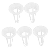 Levemolo 50個水培用植物成長カップ プラスチック製バスケット 無土栽培の