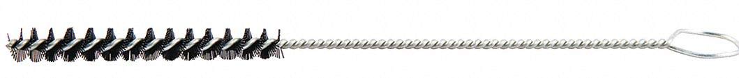 Single Shank,0.25 in Manual Tube Brush, 1 Ea 2 in Brush 6 1/4 in Overall Length-2040002003