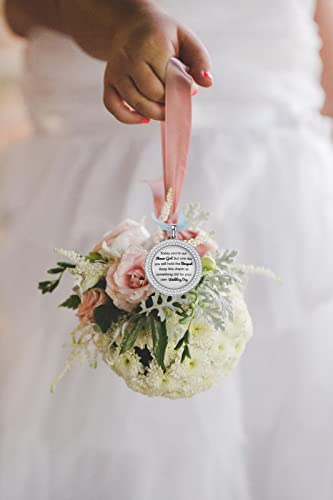 Haoze Wedding Bouquet Charm - Something Old, Something Blue for Flower Girl Proposal Gift2