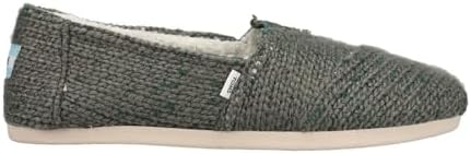 TOMS Womens Alpargata Cozy Slip On Flats Casual - Grey - Size 5 B | Image 2
