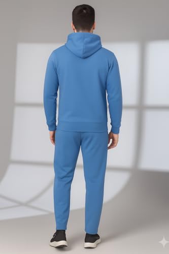 Image of Mack Jonney Solid Track Suit for men | Co-ord Set | Warm Fleece Tracksuit Set | Full Sleeve Hoodie