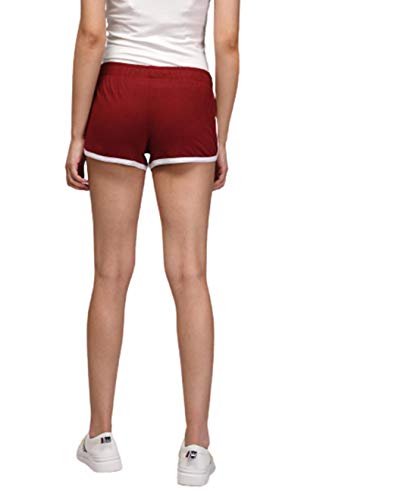 Image of KOTTY Women's Night Shorts(Orange&Maroon,30)