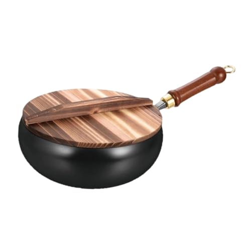 Wok para cocinar con tapa de 11 pulgadas miniatura 6