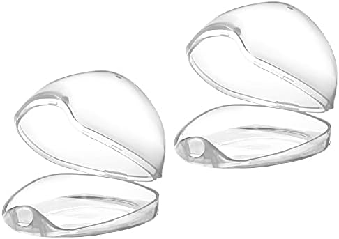 Accmor Pacifier Case, Pacifier Holder Case, Pacifier Container for Travel, BPA Free, Transparent, 2 Pack
