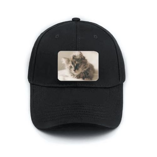 Casquette de baseball noire réglable pour cacher les cheveux rebelles