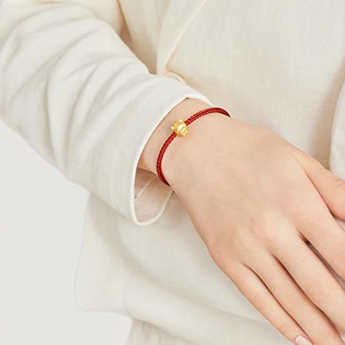 Image of CHOW SANG SANG 999 24K Solid Gold Mini Charm Chinese Zodiac Lovely Cute Animal Mini Charm Bracelet for Women