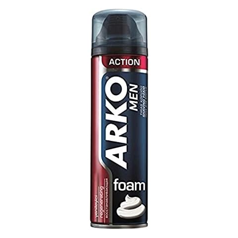 Arko Shaving Foam, Action, 12 Ounce Cover