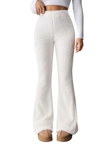 Image of KOTTY Women's Coral Fabric Flared Fit Pant - Super Soft Thermal Design for Stylish Cold Weather Comfort