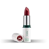 Naturaverde | BIO Make Up - Rossetto Lunga Durata, Rossetto Rosso Amaranto, Rossetto Ultra Comfort, Colore Pieno, Coprente, Alta Pigmentazione, Trucchi Donna, Lipstick, Cosmetics, Amarant, 4gr, N°05