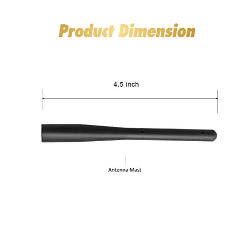 KSaAuto 4.5 Inch Short Stubby Antenna Replacement for Harley Davidson Motorcycle Antenna Accessories(1998-2024) by KSaAuto - Used condition - Image 8