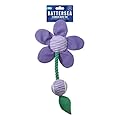 Rosewood Battersea Flower Rope Toy For Dogs, Outdoor Dog Toy With Rope and Tennis Ball, Multi-Textured Large Dog Toy With Crinkle Petals, Purple, 45cm Long