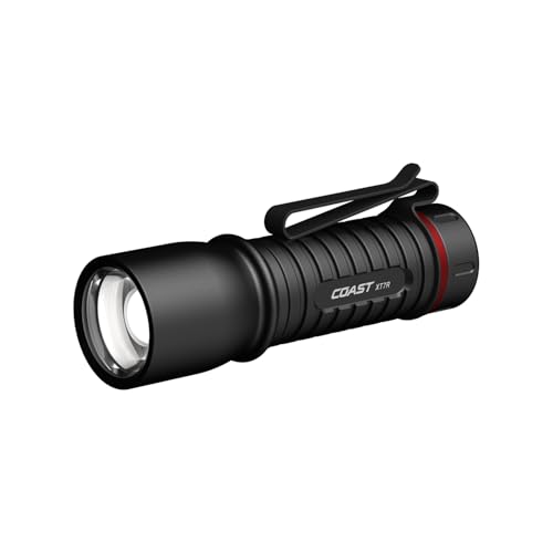 Lampe torche LED rechargeable Coast XT7R 1500 lumens pour travailler mains libres