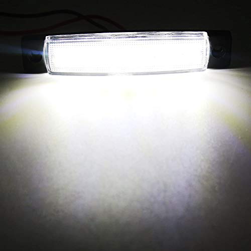 10 Pack Marine Boat Led Navigation Cabin Deck Courtesy Light Stern Transom Lights 12V For Boating Kayak Yacht, Dinghy, Sailboat, Pontoons, Freighters, Hovercrafts, Hunting & Fishing (White) #TOP6