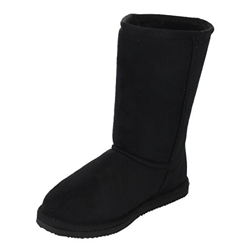 Kids Pull-On Faux Fur Lined Winter Snow Boots4