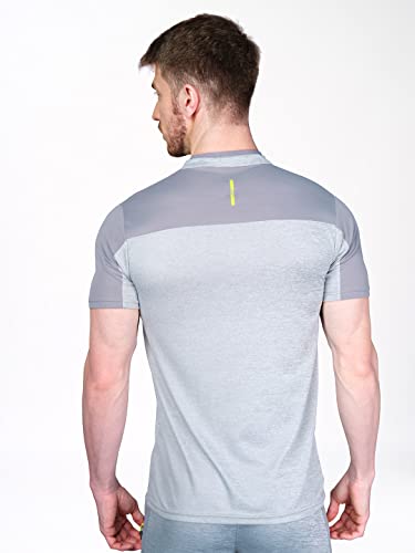 Image of TECHNOSPORT Men's Slim Fit Active T-Shirt - (MTP512 P) Pack of 1
