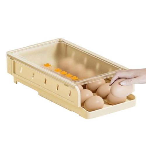 Range-œufs pour Réfrigérateur | Gain de place | Distributeur D'Œufs - Pour Propriétaires Restaurant Ferme Camping-Car Appartement Bureau Cuisine Quotidienne