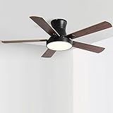 IBalody Creative Mute Fan Light 3 Gear Wind Speed Ceiling Fan Light Indoor Ceiling Fan with LED Ligh