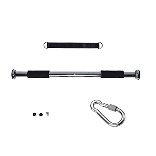 Aufhängeset Schaukel, sicher Swing Hanging Gurt Kit für Hängematte Hängesessel Befestigungsset mit Karabinern & Klimmzugstange