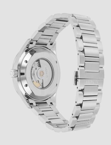 Image of Xylys Analog Green Dial Stainless Steel Strap Watch for Men