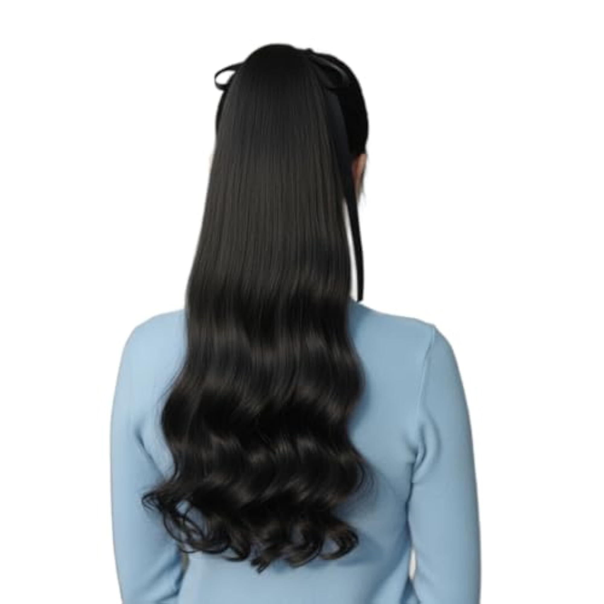 Women's Synthetic Curly Ponytail Ribbon Extension