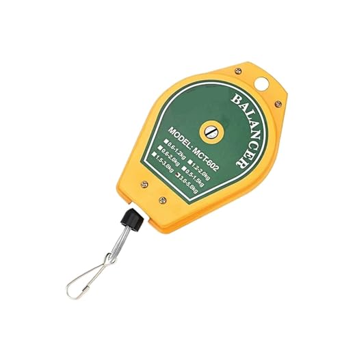 CAARLA Spring Weight Balancer MCT-602 Spring Balancer, 3.5-5.0kg, Hook Puller, Industrial Use, Electric Screwdrivers Balancer, Wire Rope